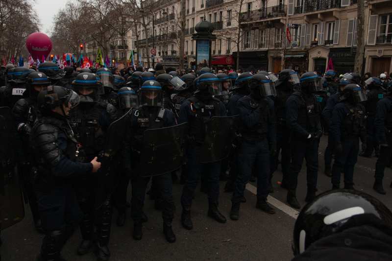 Manifestation contre la réforme des retraites - 09 janvier 2023 — Paris, 2023
