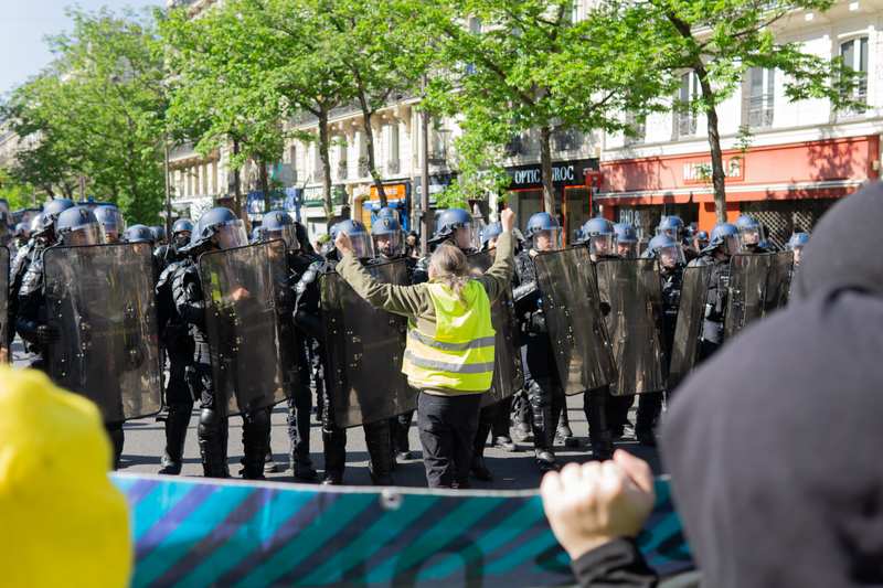 Manifestation antifasciste à l'entre 2 tours - 16 avril 2022 — Paris, 2022