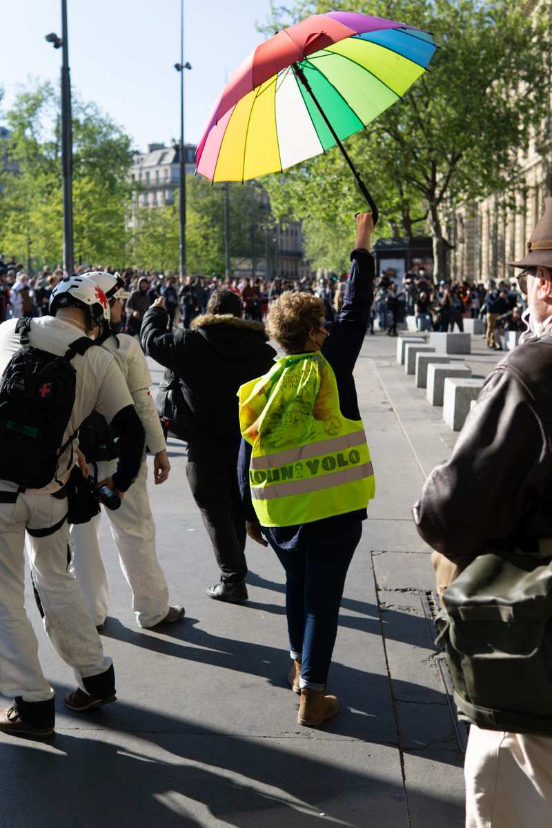 Manifestation antifasciste à l'entre 2 tours - 16 avril 2022 — Paris, 2022