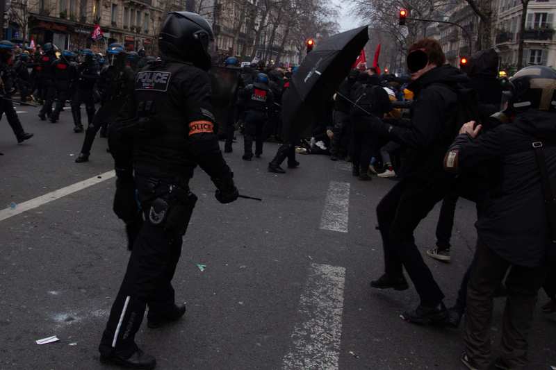 Manifestation contre la réforme des retraites - 09 janvier 2023 — Paris, 2023